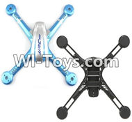JJRC H11 H11C H11D Parts-01 Upper and Bottom shell cover-Blue For JJRC H11 H11C H11D Quadcopter Spare parts,RC drone Parts,2.4G UFO Parts